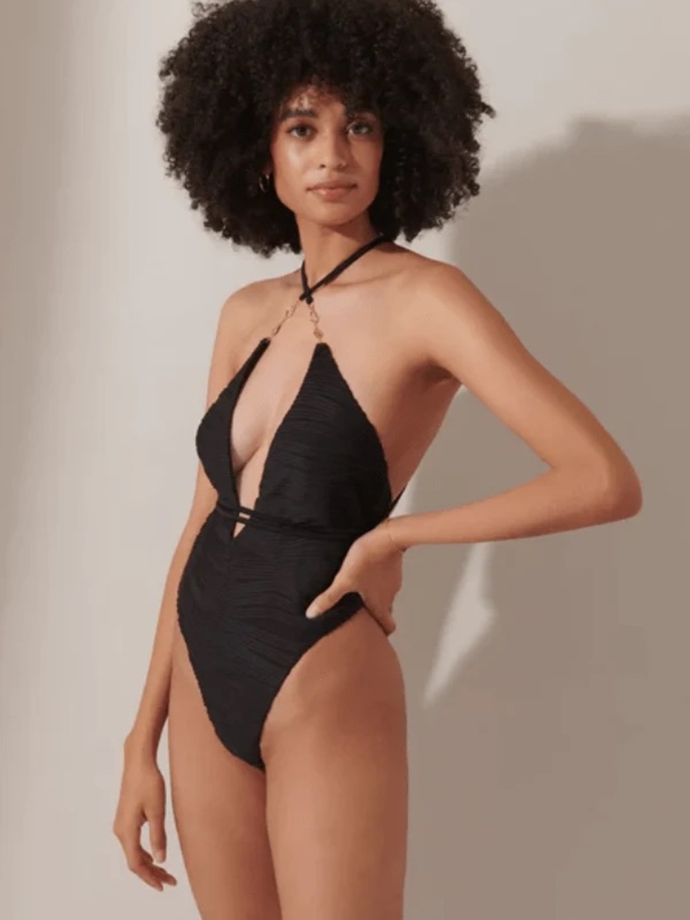 BLUEBELLA
Orta Multi-Way Plunge Swimsuit - Black sz-M - Picture 3 of 7